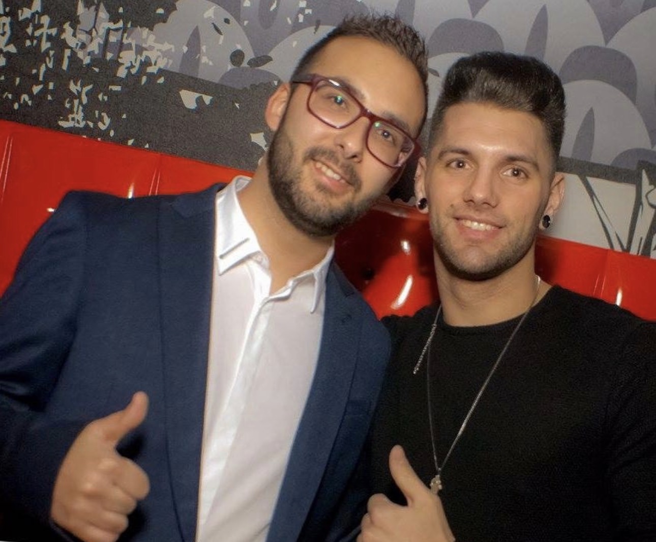 Adrián Mallo con Albert Barranco