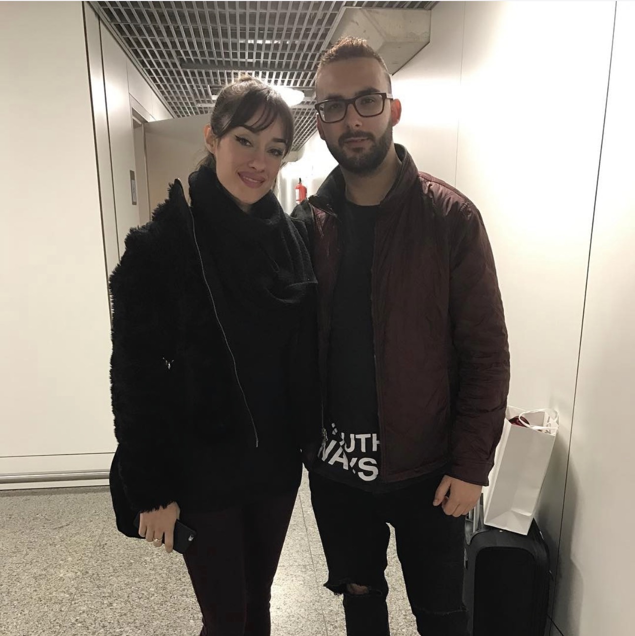 Adrián Mallo con Adara