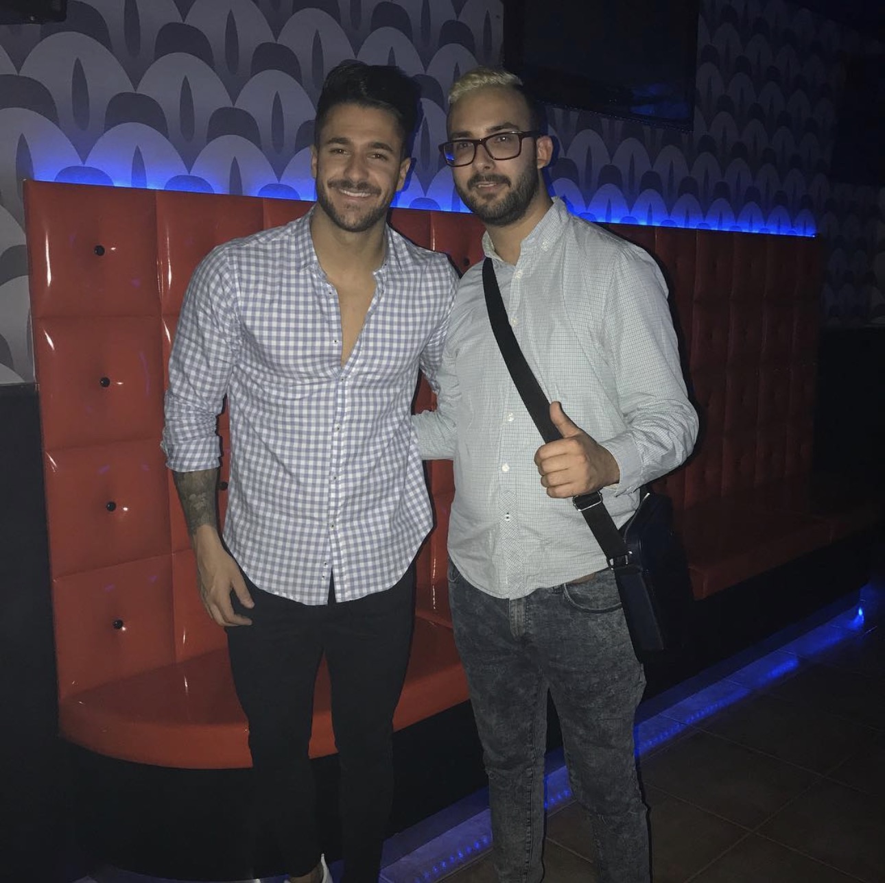 Adrián Mallo con Hugo