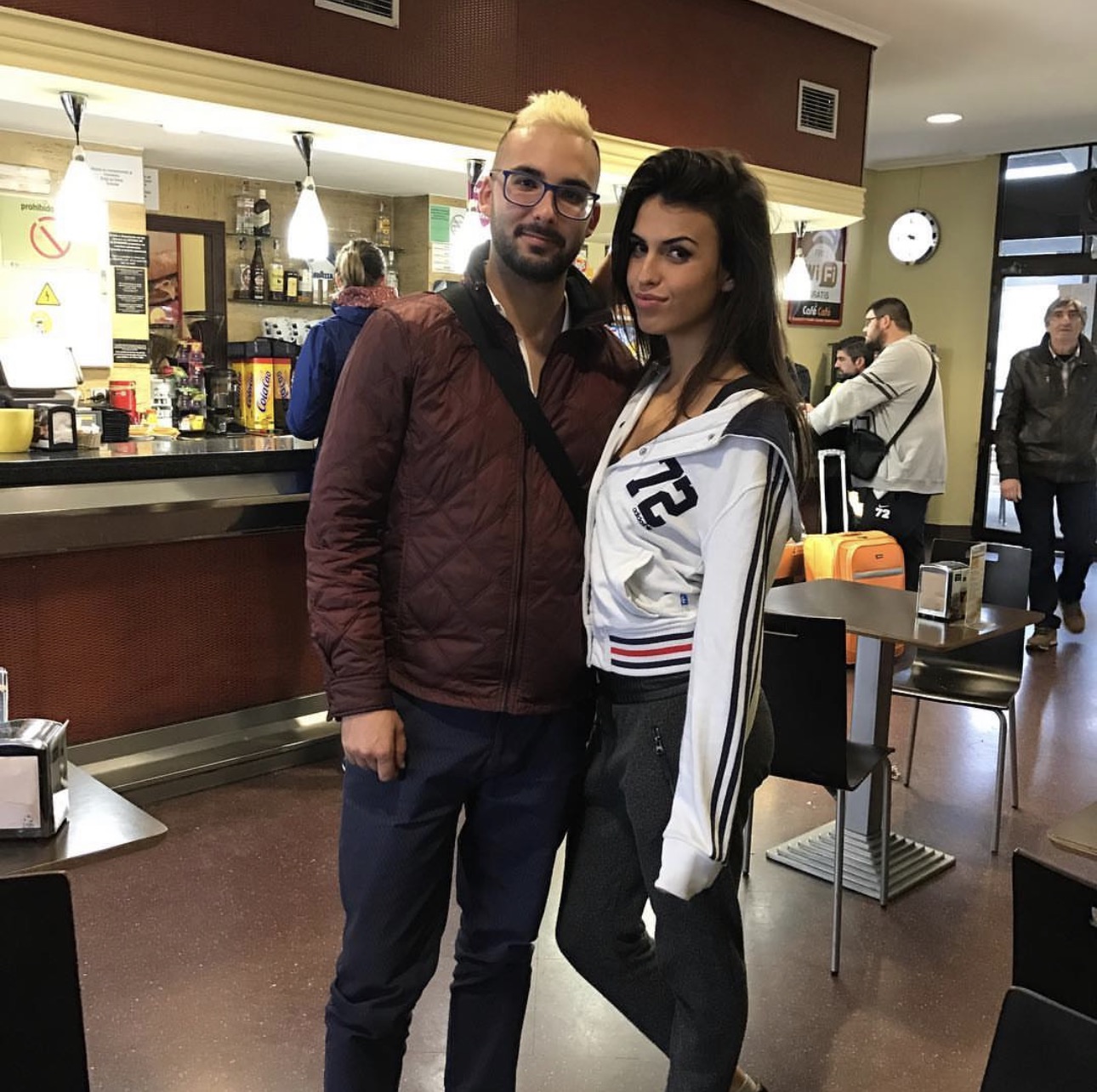 Adrián Mallo con Sofía