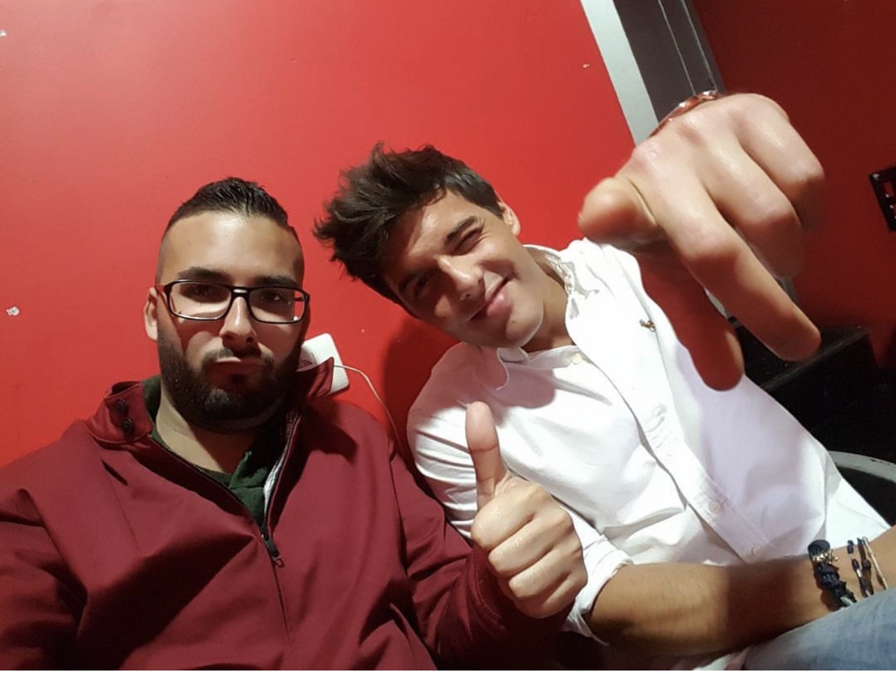 Adrián Mallo con Lukas