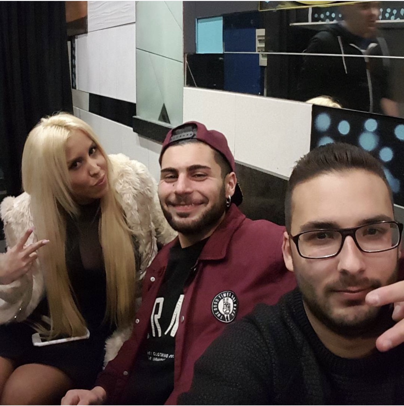 Adrián Mallo con Amanda y Hugo